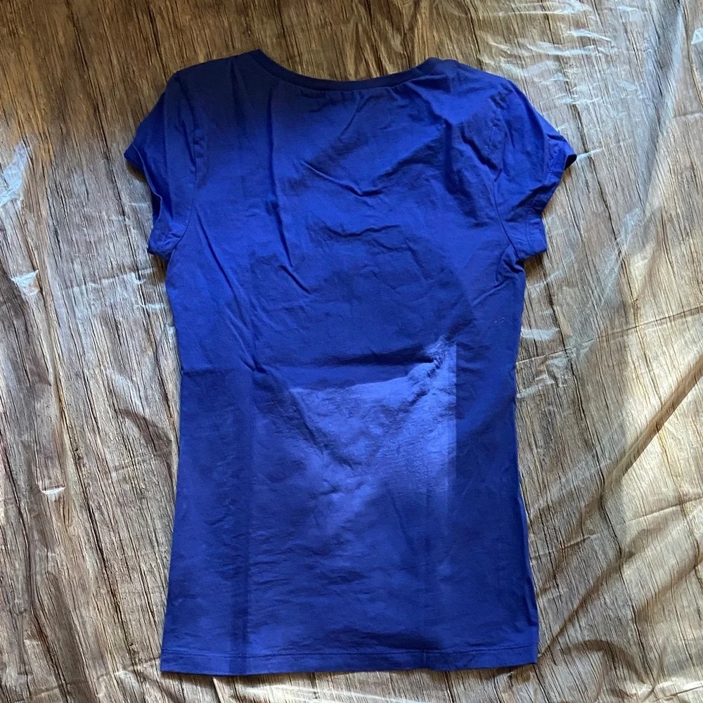 DC Comics Blue Tee with Red and Gold Superman/Supergirl Logo - Picture 5 of 5